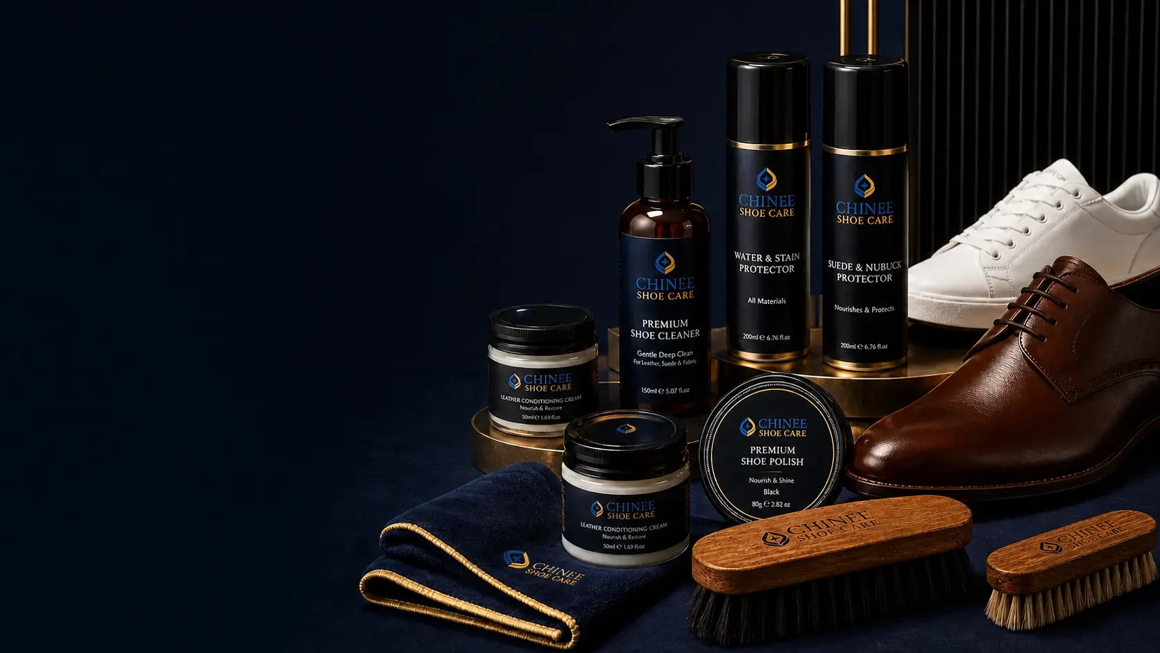 CHINEE SHOE CARE private label shoe care product collection