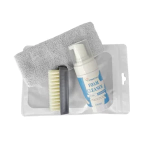 100ML Effective Foam Cleaner Kit with Brush Towel for Shoe Cleaning Stain Removal Shoe Cleaning Kit