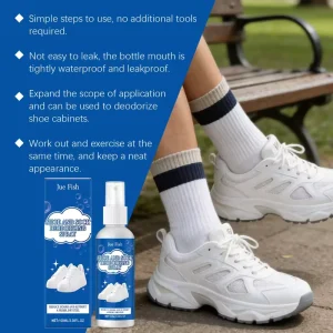 100ml Shoe Sock Deodorizing Spray Bad Odor Removing Spray for Shoes Slippers Socks