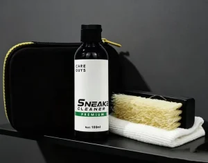 100ml Sneaker Cleaner Kit Shoe Cleaning Set with Brush Towel and Storage Case
