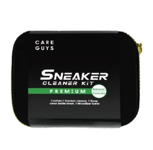 100ml Sneaker Cleaner Kit with Brush & Towel Portable Shoe Cleaning Set with Storage Case for All Sneakers