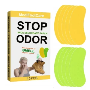 10PCS Bag Sport Shoes Odor Remover Deodorant Patch Athlete’s Foot Soothing Insole Stickers Antibacterial Antistinking Paste