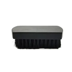 10cm Black Lotus Solid Wood PP Silk Square Shoe Brush Dust Brush Floor Brush