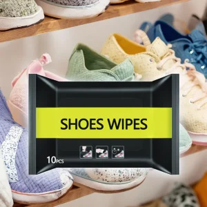 10ct Custom Private Label Sneaker Quick Cleaning Tissue Wet Wipes