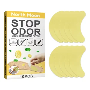 10pcs Low Profile Feet Socks Shoes Odor Stop Lemon Patch North Moon Shoes Deodorant Patch
