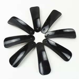 11cm Mini Shoe Horn XB S08 Custom Colorful Black PP Plastic High Visibility Promotional Small Light Shoe Horn