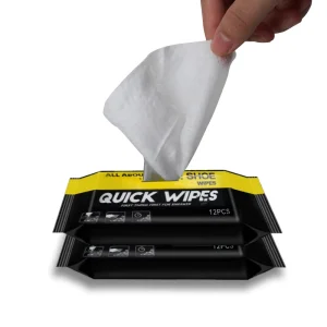12 Pieces Custom Logo Disposable Non woven Sneakers Quick Cleaning Shoes Wet Wipes