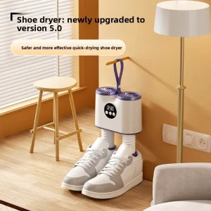 150W 110 220V Logo Custom Flexible Electric Shoe Dryer With Timer Portable Electric Ski Boot Dryer