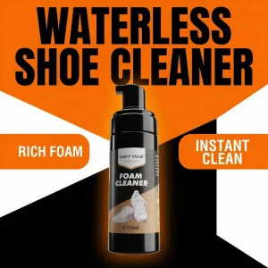 150ml No Rinse Sneaker Foam Cleaner Mousse Portable Water Free Instant Stain Remover for White Sneakers Sports Footwear