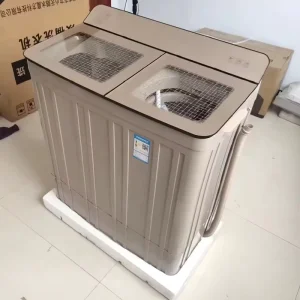 15kg High Capacity Household Commercial Twin Tub Semi automatic Electric All In One Washer Dryer English