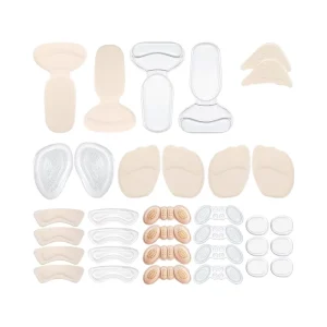 18 Pairs Adjustable Shoe Filler Inserts High Heel Cushion Pads Front Insoles Heel Grips Liner Insert for Preventing Slipping