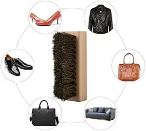 2 Piece Shoe Care Kit for Cleaning Polishing Suede Leather Includes Crepe Brush Eraser Stain Remover for Boots Shoes