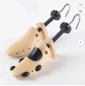 2 Ways Adjustable Eco friendly New Zealand Pine Wood Shoe Stretcher with Size Adjustment and Wooden Shoe Expanders