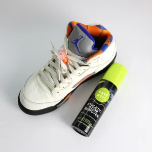 2 in 1 Shoe Deodorizer Cleaner Spray Eliminate Odor Remove Stains for Athletic Leather Casual Shoes
