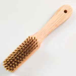 20cm Soft Bristle Brush Rubber Wood Shoe Brush Gentle Cleaning Tool Delicate Surface Care Essential