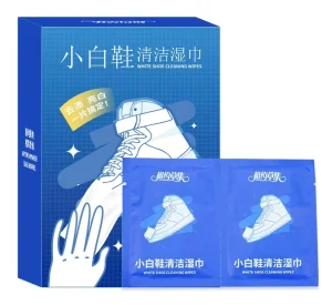 20pcs Shoe Cleaning Wipes Quick Remove Dirt Stain Portable Sneaker Cleaner Wipes for White Shoes