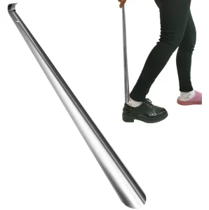 23 Inch Long Handle Stainless Steel Shoe Horn Extra Long Shoe Horn for Seniors Men Women Kids