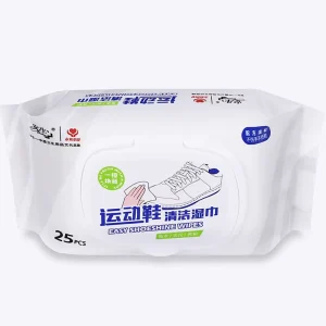 25pcs Shoe Sneaker Wipes Cleaner Quick Wipes Disposable Travel Portable Removes Dirt Stains Natural Large
