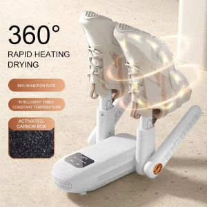 3 Gears Timing Smart Folding Household Shoe Heater Smart Portable Electric Shoe Dryer