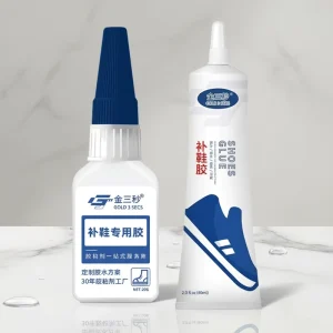 3 SECONDS Professional Grade Flexible Acrylic Shoe Glue Extra Strong Clear Waterproof Adhesive for Shoe Repair Construction