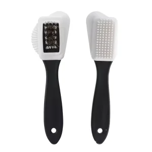 3 Side Cleaning Shoe Brush with Bristle for Suede Nubuck Shoes Eco Friendly Household Cleaner Tool