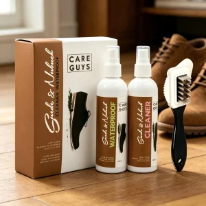 3 in 1 Suede Footwear Care Kit Nubuck Cleaner Waterproof Spray with Cleaning Brush