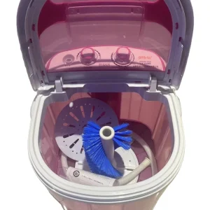 3.0KG Factory Mini Wash Clothes and Shoes Ultrasonic Small Portable Washing Machine Plastic Pink Household Appliances