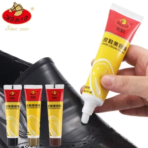 30g Squeeze Tube Leather Shoe Polish Cream Nourishing Shine Waterproof Anti Mildew Stain Resistant Shoe Care