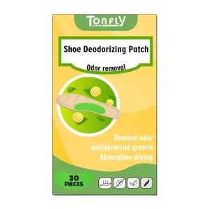 30pcs Shoes Deodorant Sticker Foot Odor Deodorant Sneaker Smell Fresh Insole Sterilization Sticker OEM