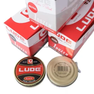 32g Solid Shoe Polish Wax Leather Shoe Polish Tin Black Shine OEM Customized