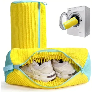 360° Deep Clean for Tennis Shoes Sneakers and Slippers XXL Durable Laundry Shoe Washing Machine Bag for Washer and Dryer