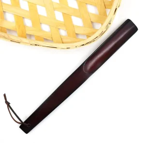 38cm Solid Wood Shoe Puller Horn Lazy Expediency Long Handled Black Style Body Cleaning Tool for Hotels