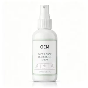 4 Fl Oz Mint Eucalyptus Shoe Sock Freshening Mist Gentle Plant Based Foot Deodorant For Daily Gym Sports Foot Care