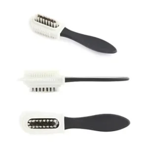 4 Way Combination Brush Copper Leather Cleaner for Suede Nubuck Shackle Plastic Handle Shoe Brushes