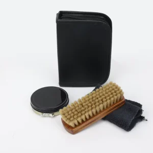 4 in 1 Portable Travel Shoe Care Set Shoe Shine Kit Bag Leather Shoe Care Kit