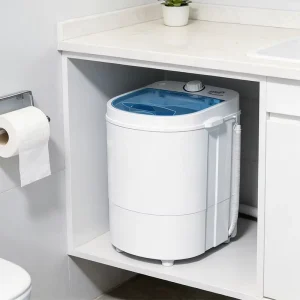 4.5kg Mini Electric Portable Semi Automatic Foldable Plastic All In One Washer Dryer RV Ready Household Appliance for Children