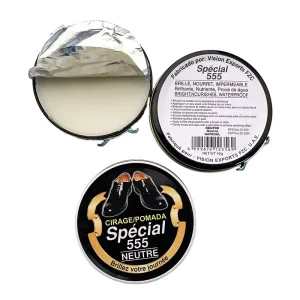 40g Black brown neutral Shoe Polish Wax boot Wax shoe Cream With Tin Packing