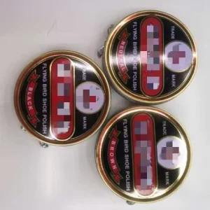 40ml Black Brown Natural Solid Tin Cream Shoe Polish Leather Shine Daily Use All Seasons