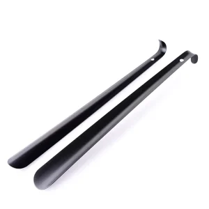 42cm Stainless Steel Long Shoe Horn with Custom Logo and Color, Metal Shoe Helper for Boots and Elderly