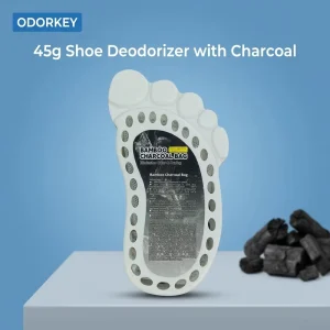 45G Desiccant Dehumidifier Shoe Deodorizer Mildew Eliminator Portable Eco-Friendly W Active Bamboo Adjustable Humidity Control