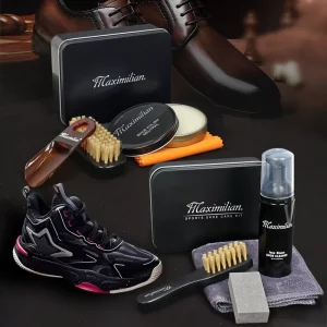 4pcs Sneaker Cleaning Kit Leather Shoe Polishing Kit Shoe Cleaner Set Shoe Care Kit