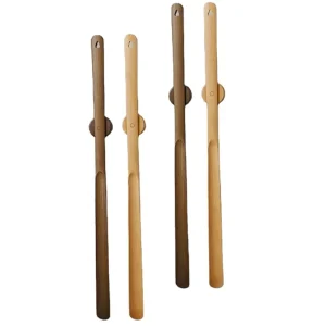 50/55/70/75cm Wooden Long Handle Magnetic Shoehorn Long Shoe Spoon Horn for Shoes Wear Shoe Easier Support for Customized Logo