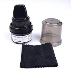 50 Ml Shoe Polish Leather Cream with Shoe Shine Sponge