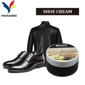 50ml Black Shoe Cream Leather Shoe Renovator for Smooth Leather Shoes Clean Nourish Shine