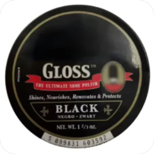 50ml High Gloss Solid Tin Shoe Polish for Shoes and Leather Shinning