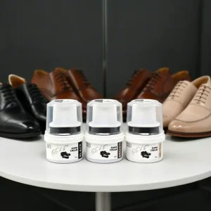 50ml Rapid Shine Shoe Polish with Brush Color Refreshing Stain Resistant