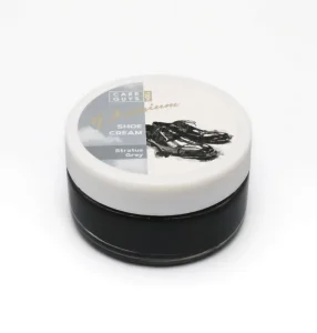 50ml Shoe Cream in Clear Jar Stain Resistant Color Refreshing Shoe Polish for Shoe Care
