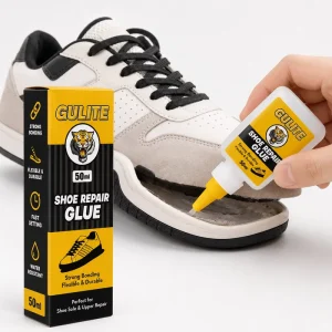 50ml Shoe Repair Glue Strong Bonding Waterproof Flexible Adhesive for Shoe Sole Leather Rubber Repair