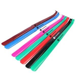 58cm PP Plastic Soft Long Time Use Promotional Shoe Spoon Shoe Horn with Logo Customized
