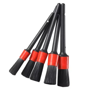 5pcs Multifunctional Plastic Car Detail Brush Cleaning Instrument Panel Air Outlet Brush Tool Car Wash Accessories